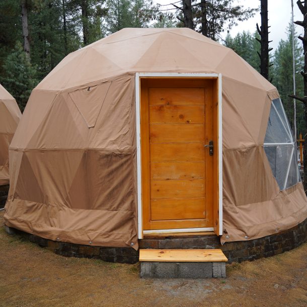 Plan the perfect romantic glamping escape at Heaven on Earth. Experience a private bonfire and starry night glamping during your honeymoon in Kumrat.