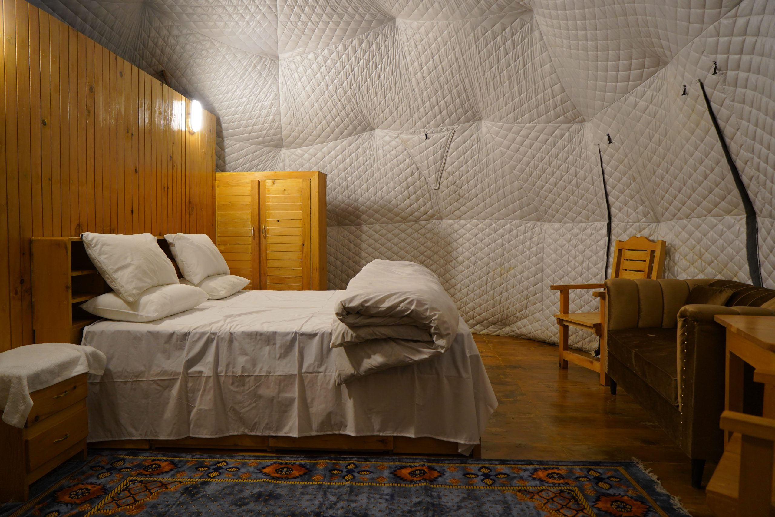 Elevate your productivity with remote work in Kumrat at Heaven on Earth. Enjoy a mountain office setup and luxury dome connectivity in the heart of nature.