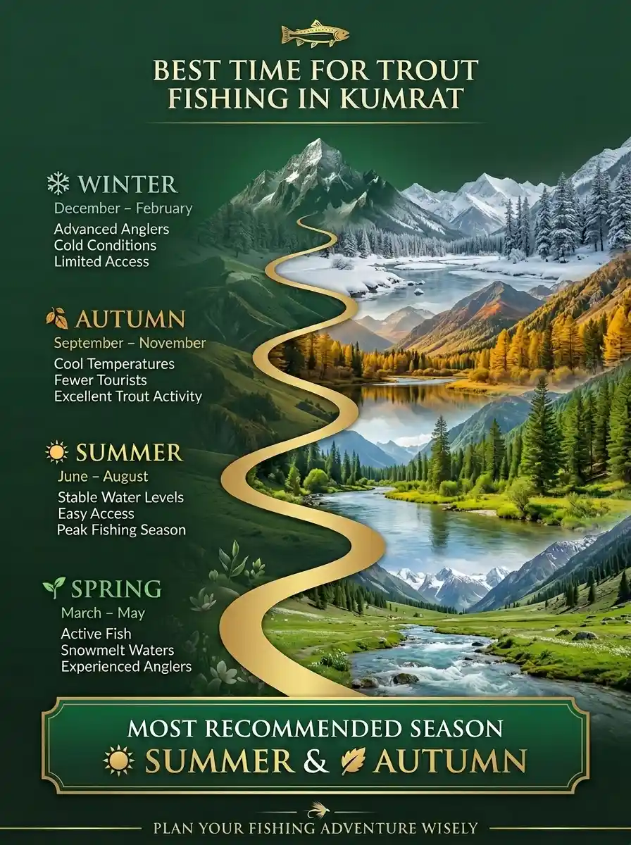 Best Time for Trout Fishing in Kumrat
