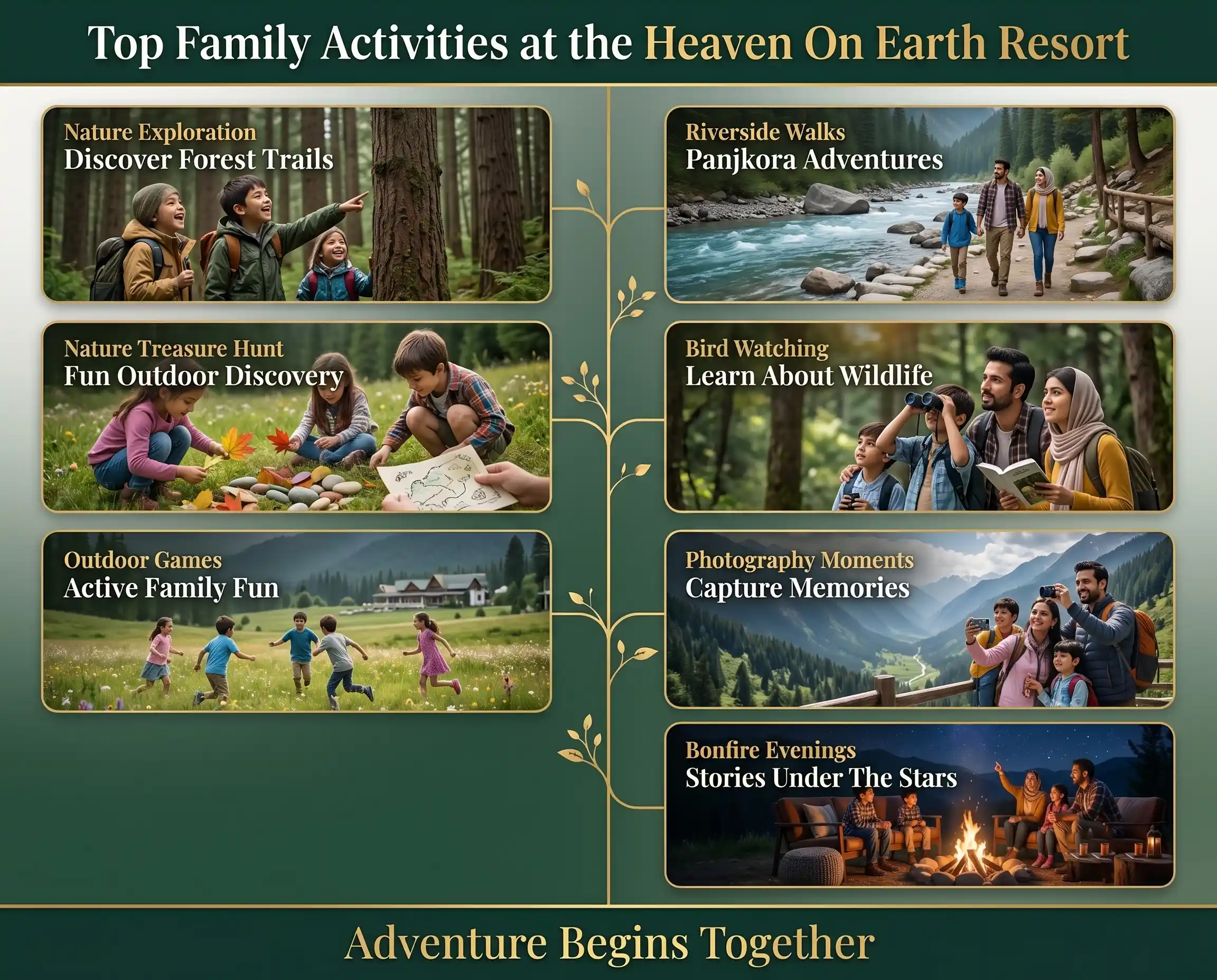 Top Family Glamping Activities at the Heaven On Earth Resort