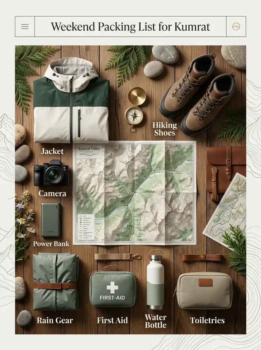 Packing List for Weekend Trip to Kumrat Valley