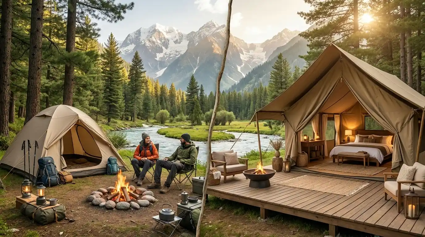 Camping vs Glamping in Kumrat: Top 5 Differences